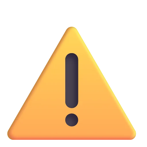 Ícone de alerta triangular